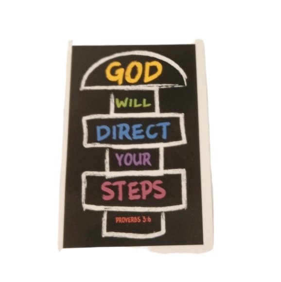 God Will Direct Your Steps Sticker - Picture 1 of 3